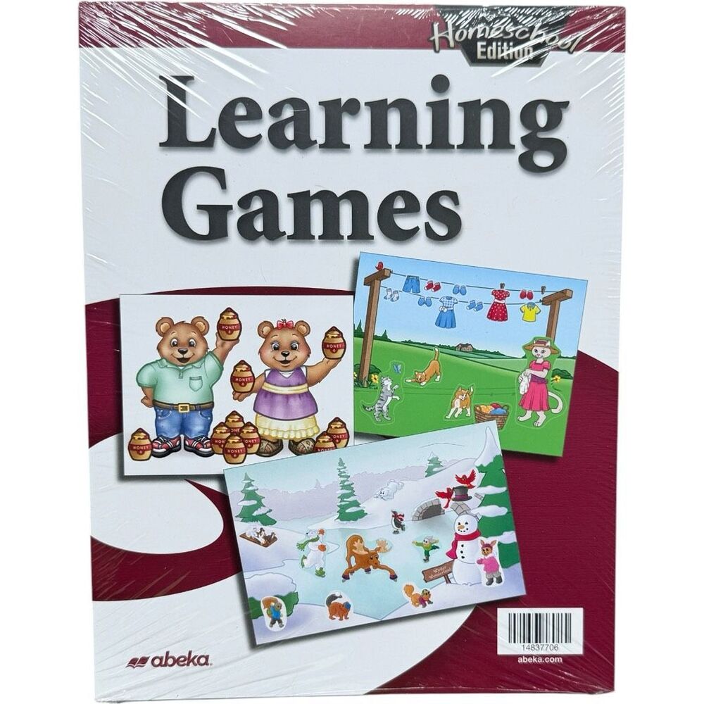 Brand New Abeka K4-K5 Homeschool Learning Games (10 Learning Games)